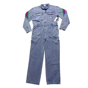 Stylish Men's Medium Jean Jumpsuit by The Car Company - NWT!